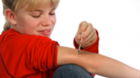 Learn the simple steps to give yourself an insulin shot in the arm using a syringe.